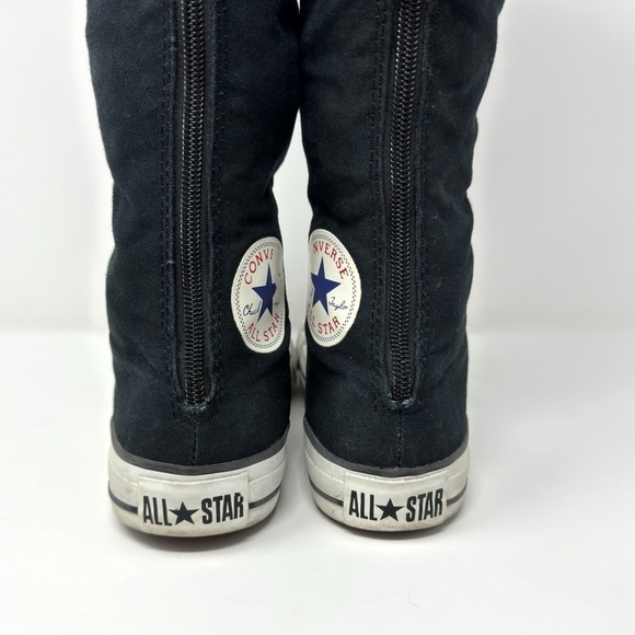 Converse Chuck Taylor All Star XXHi Zipper Black Lace Up Sneaker Boots - Picture 5 of 7